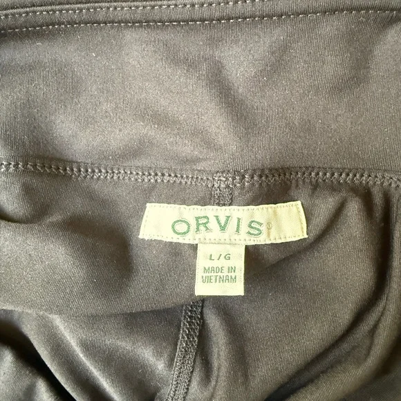 Orvis Skort Women Black Moisture Wicking Golf Travel Sport Tennis Skirt - Picture 3 of 7